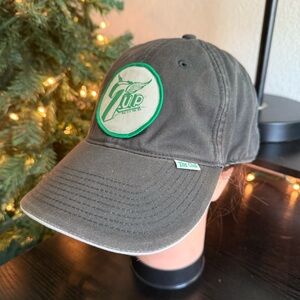 Vtg 80s 7up Ball Cap Hat Patch With Wings “The Club” Distressed Faded RARE!